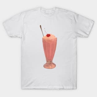 Milkshake Cream Strawberries T-Shirt